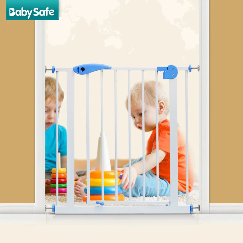 Babysafe металлические железные ворота детские ворота безопасности pet изоляционный забор 75-82 см ширина мульти-размер ворота
