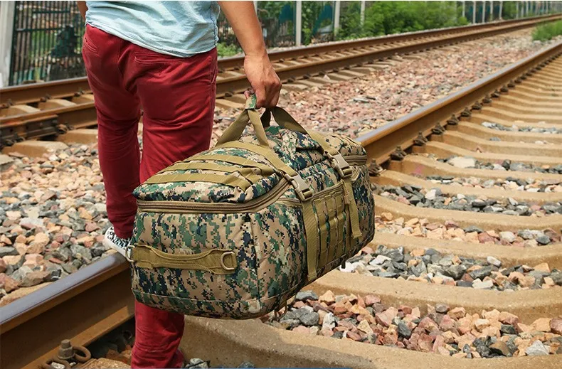 Усовершенствованная камуфляжная многофункциональная сумка для багажа, вместительная сумка, повседневный рюкзак унисекс, дорожная сумка YCW9339