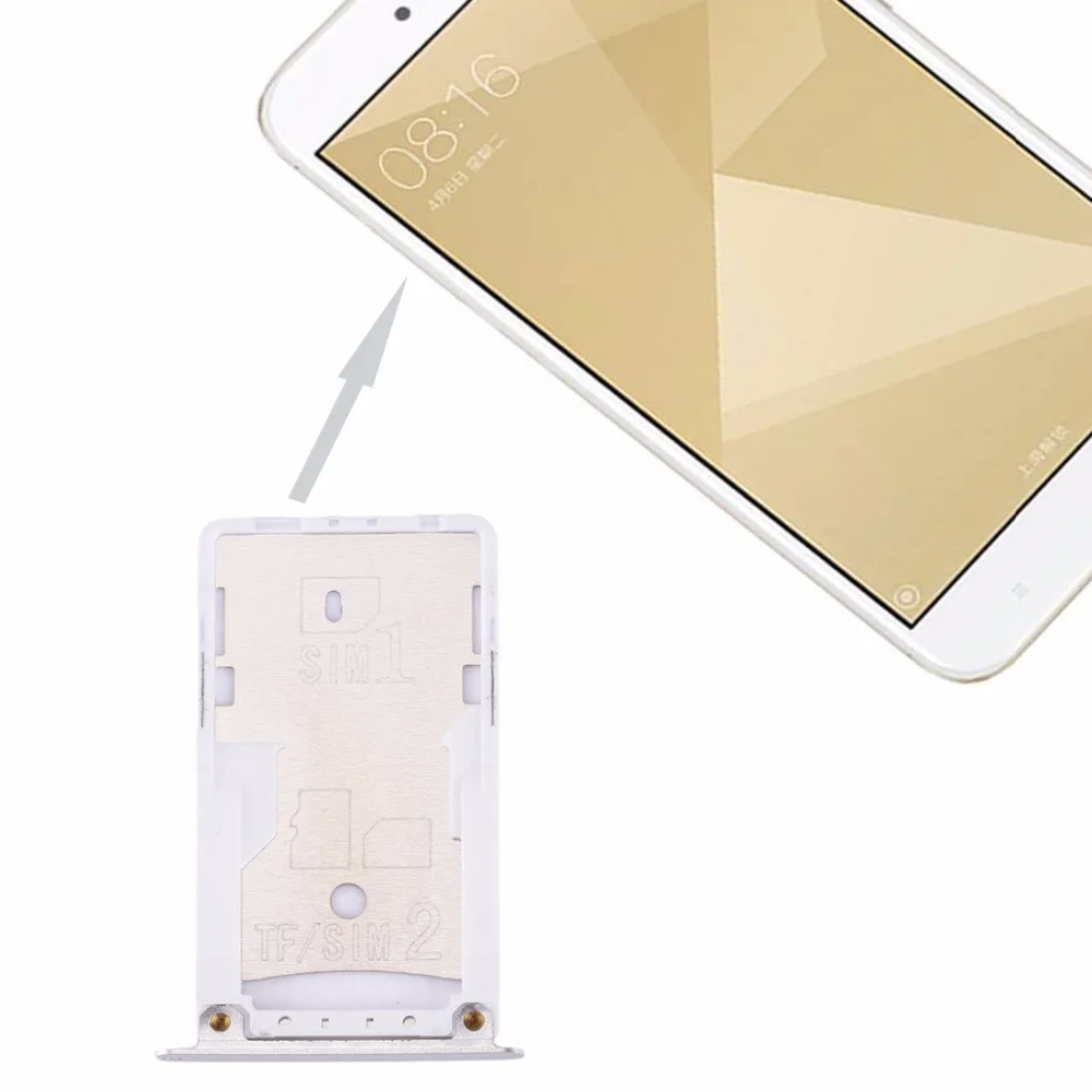 

H SIM & SIM / TF Card Tray For Xiaomi Redmi 4X