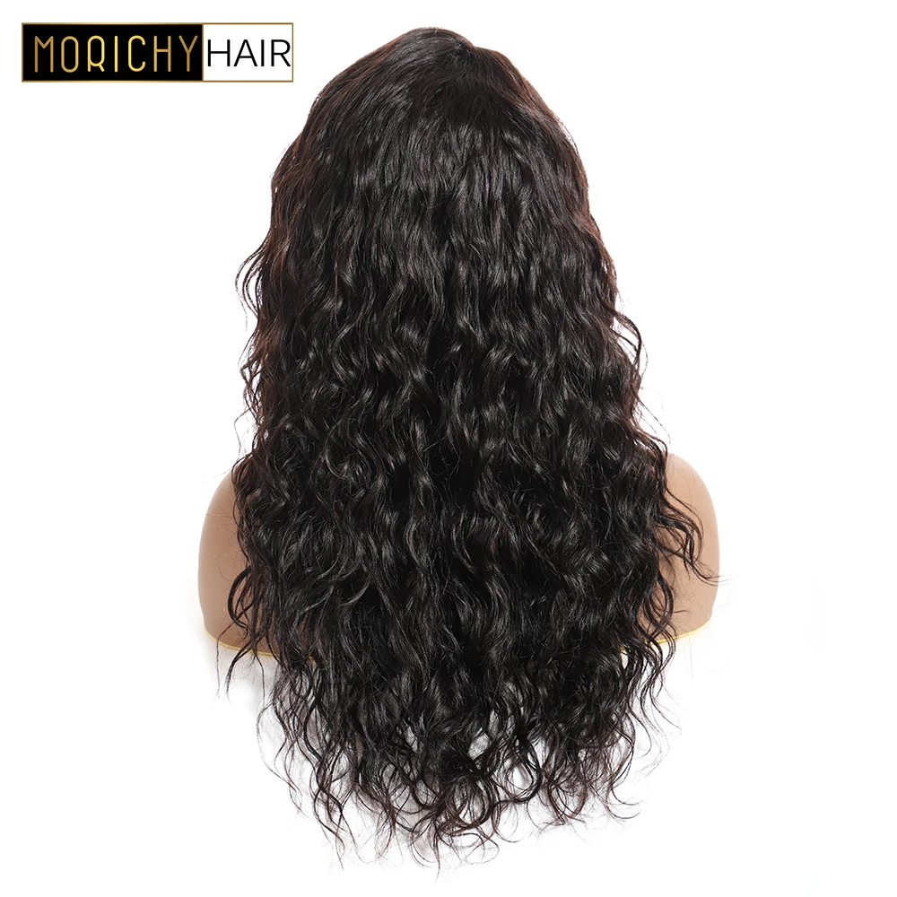 MORICHY 13X2 кудрявые человеческие волосы парик индийские Волосы Кружева передние парики натуральные волосы не Реми 150% плотность с глубоким L часть