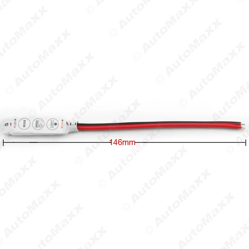 FEELDO 2 шт. DC5V~ 24V 4Pin-LED полосы мигалки модуль контроллер вспышки с 5,5 мм/2,1 мм DC Женский адаптер питания# AM3907