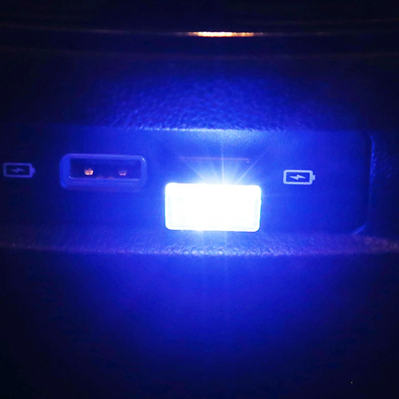 1 шт. автомобильный Стайлинг USB атмосферный светодиодный свет автомобильные