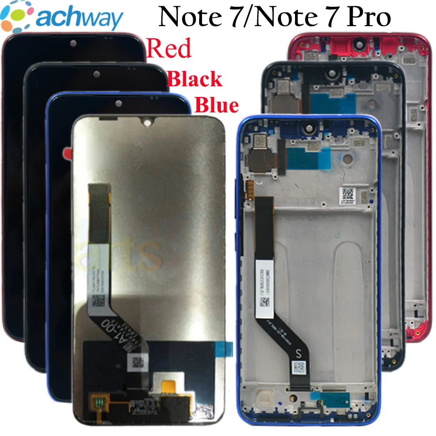 

Xiaomi Redmi Note 7 LCD Display Touch Screen Digitizer Assembly With Frame For 6.3" Xiaomi Redmi Note7 Pro LCD Replacement Parts