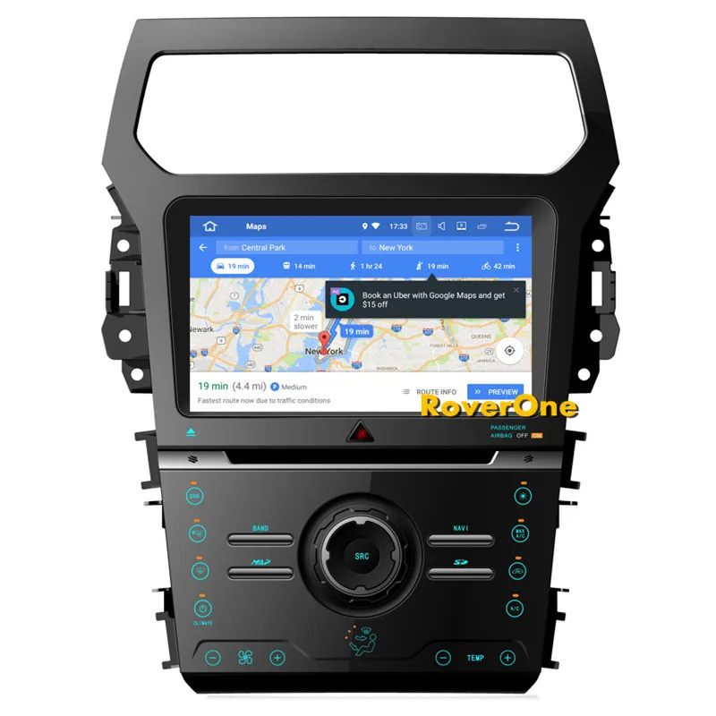 Flash Deal RoverOne Android 8.0 Car Multimedia System For Ford Explorer 2012+ Radio Stereo DVD GPS Navigation Media Music Player PhoneLink 4