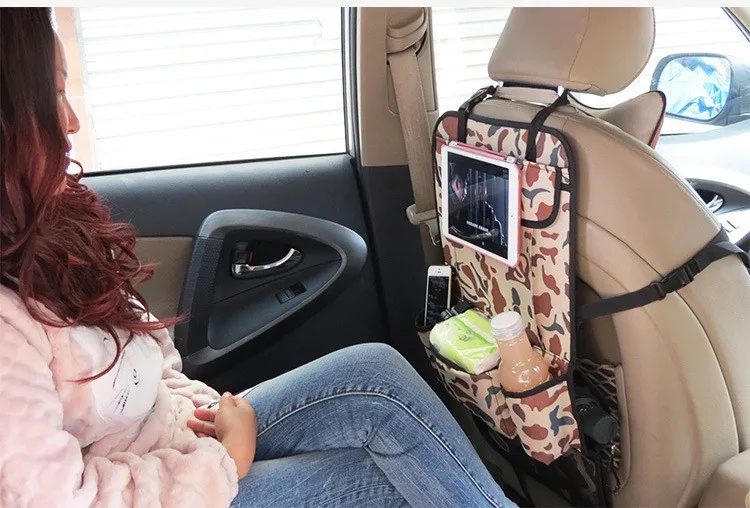 Auto Car Seat Back Organizer Multi Pocket Storage Bag