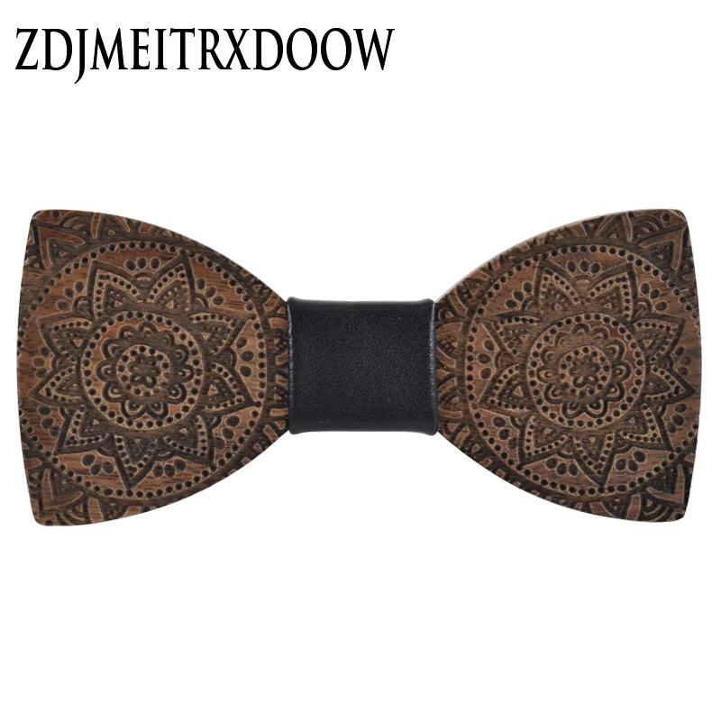 Zdjmeitrxdoow Для мужчин лиственных пород галстук-бабочка для Для мужчин печати Классический Bowties Галстуки творческий ручной бабочка дерево