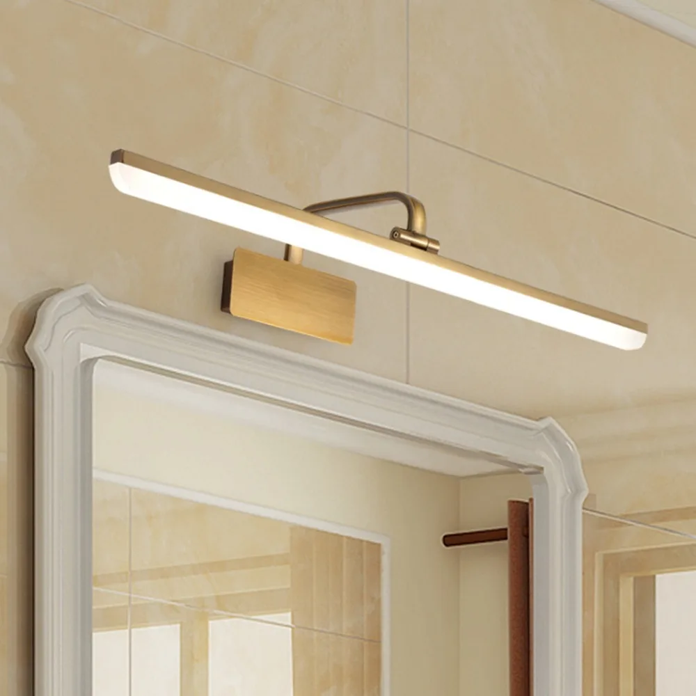 

Bright American Style LED Toilet Bathroom Mirror Light Front Make Up Bedroom Hallway Vanity Wall Lamp