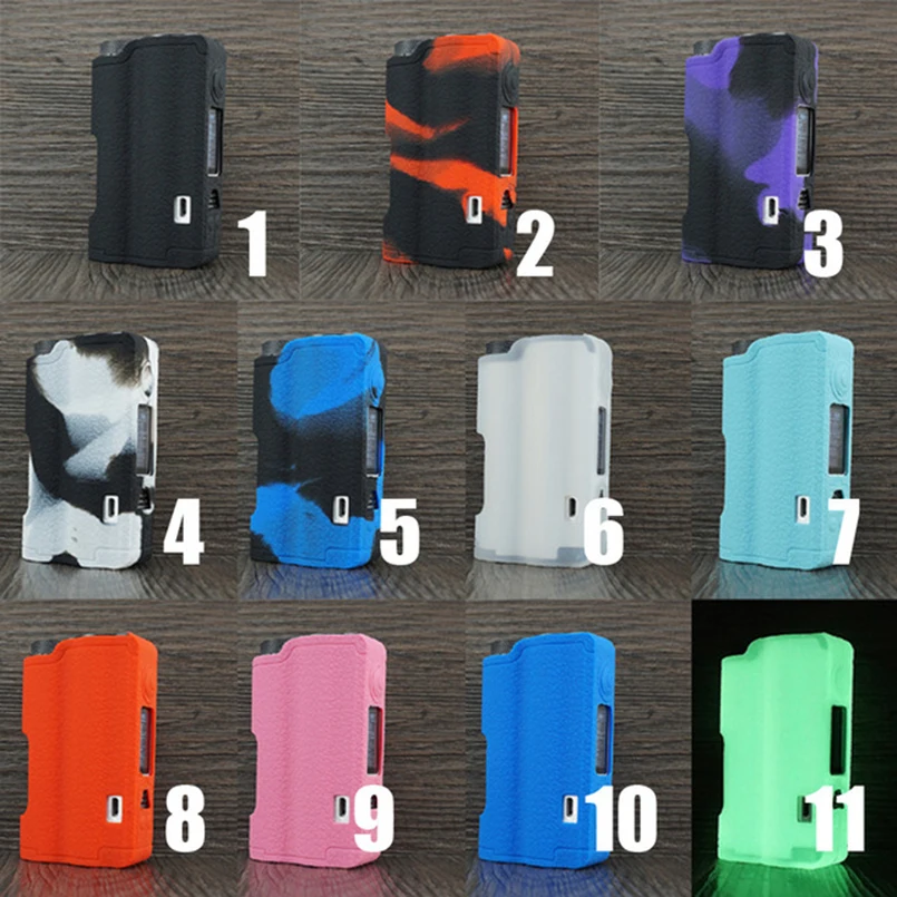 2 шт. чехол с текстурой для DOVPO Topside 90W Squonk Box mod защитный силиконовый чехол|Сумки| |
