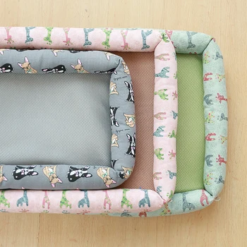 

Summer pet litter Oxford cloth canvas dog pad sticky hair cat Teddy bucket small dog kennel cushion method