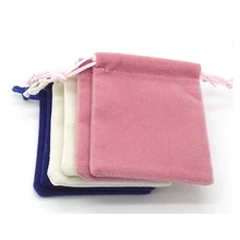 20 шт./партия,, Новое поступление, три цвета, упаковка ювелирных изделий, сумка/упаковочные мешочки, фланелевый бархатный Подарочный мешочек
