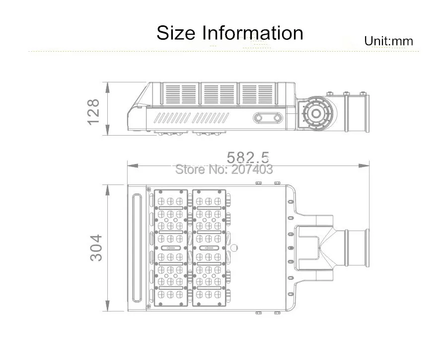 Шоссе AC 85-265 В Водонепроницаемый IP65 Наружное освещение Road Лампы для мотоциклов 48 Вт уличный свет