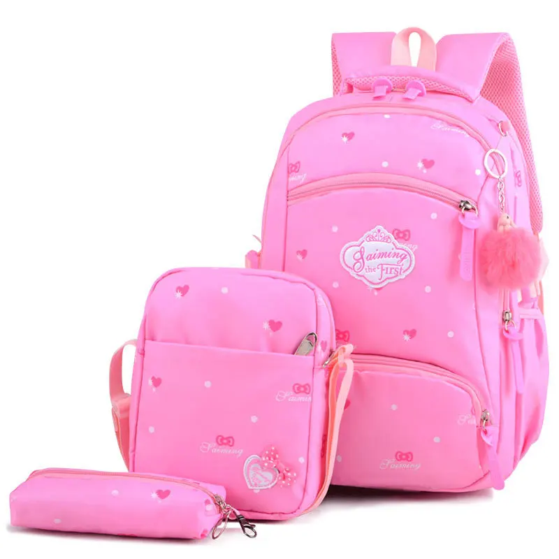 Водонепроницаемые детские школьные сумки для девочек, школьные рюкзаки принцессы, Детские рюкзаки с принтом, Детские ортопедические школьные рюкзаки mochil - Цвет: 10