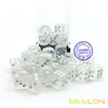 Bescon 12mm 6 Sided Dice 36 in Brick Box, 12mm Six Sided Die (36) Block of Dice, Translucent White with Pips 4