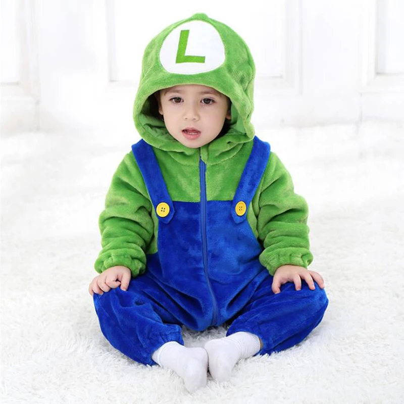 mario and luigi baby costumes