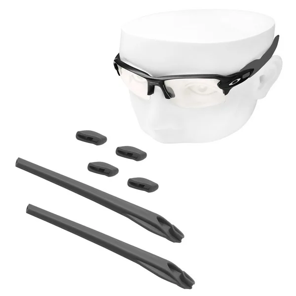 OOWLIT Rubber Kits Nose Pads& Earsocks for Flak 2.0 XL OO9295 Sunglasses - Цвет линз: Gray Rubber Kit