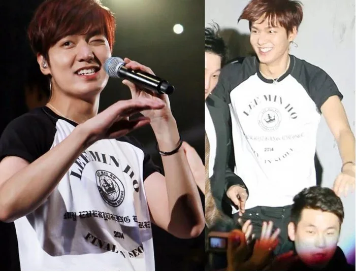 Kpop Lee Minho футболка для фанатов сеульская Концертная одежда Min Ho support stuff The Hires leeminho
