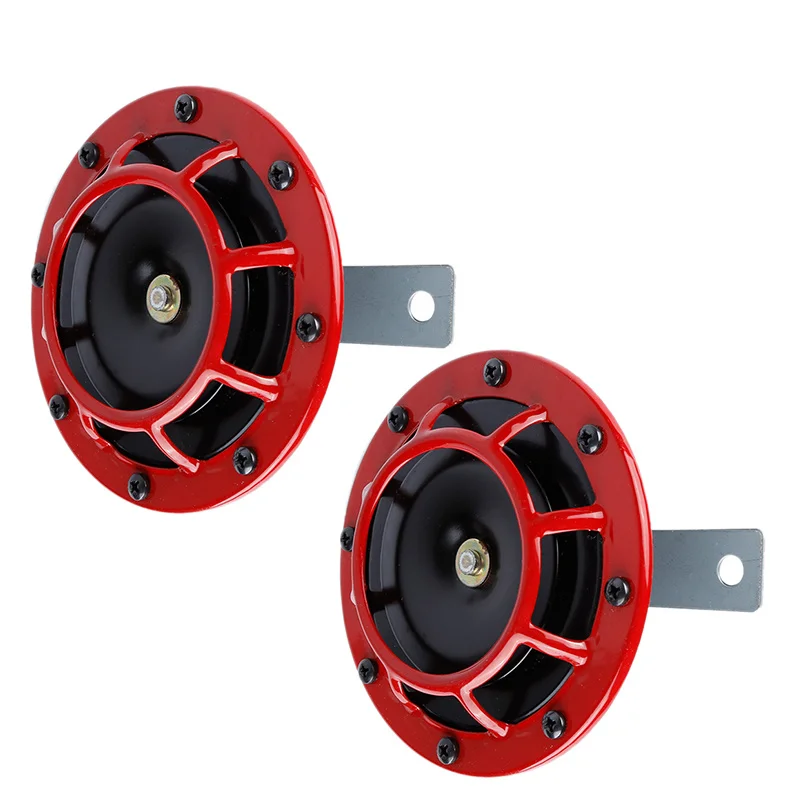 

2pcs 12V 120Db Horn Super Loud Compact Electric Blast Tone Air Horn Kit for Motorcycle Car Truck Loud Car Horn Car Accessories