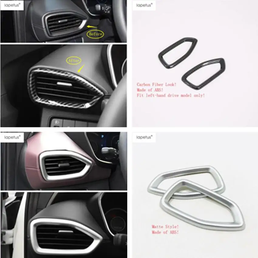 Lapetus аксессуары подходят для hyundai Santa Fe 2019 внутри приборной панели кондиционер
