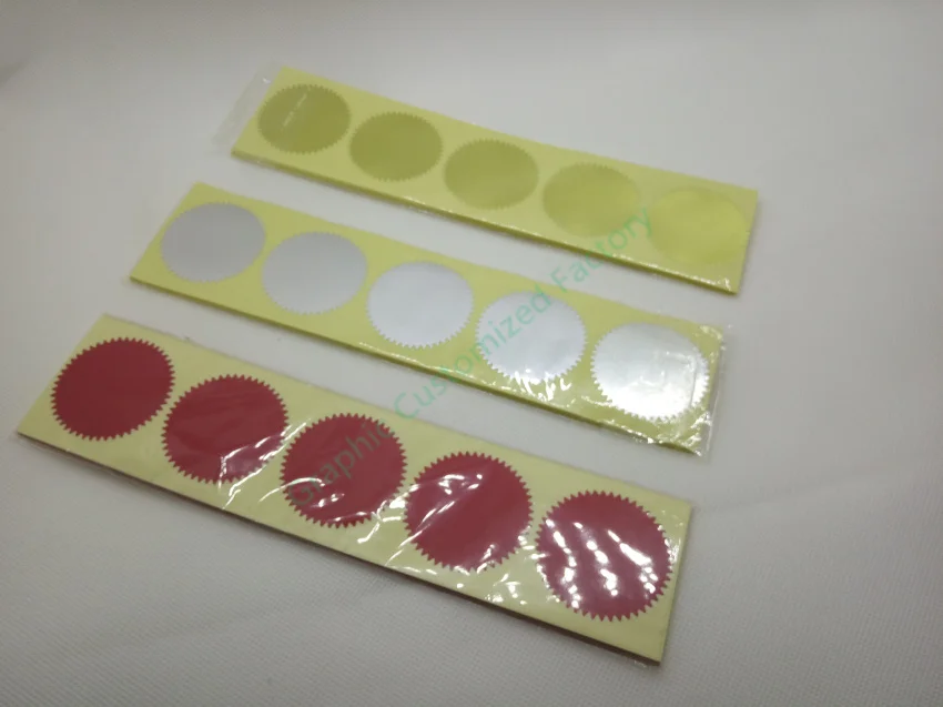 Sticker For Embossing Stamp Customize Embosser Seal Personalized 