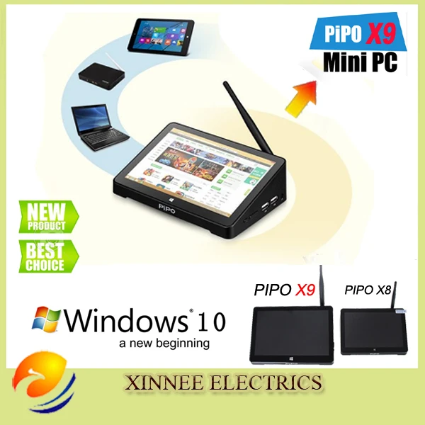 Best Offers PIPO X9S 8.9"Tablet Mini PC TV Box  Windows10 and Android 5.1 Intel Z8350 Quad Core Dual Boot OS Intel Z8350 Quad Core Mini PC