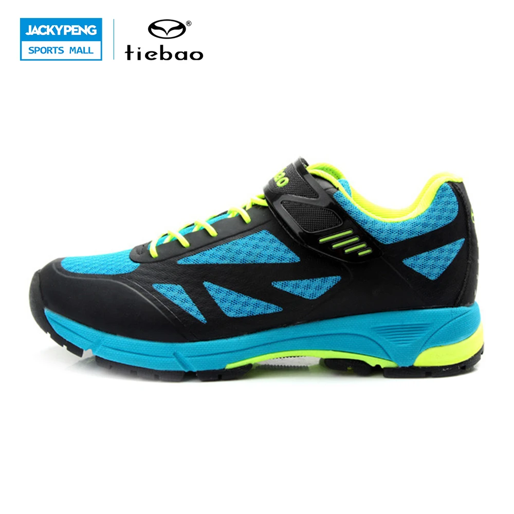 

TIEBAO Bicycle Cycling Athlet Shoes Breathable MTB Mountain Road Bike Shoes Men women Rubber Sole Self-Locking Shoes