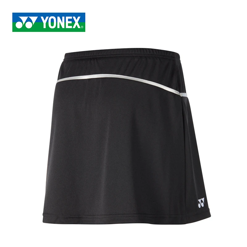 Yonex для женщин бадминтон юбка дышащий комфорт быстросохнущая Женский Фитнес конкурс спортивные короткие 220098bc