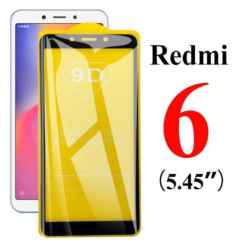 Защитное стекло для Xiao mi Red mi A2 Lite Note 6 pro закаленное на Ksio mi 8 светильник Pocophone F1 Xio mi redme 6A Armor Scren чехол - Цвет: Redmi 6