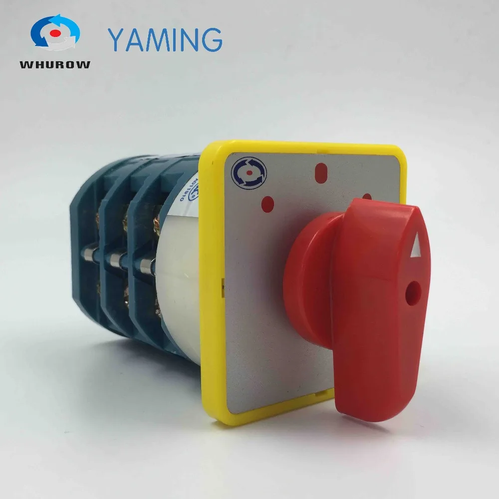 Yaming electric rotary changeover cam switch forward/off/reverse motor control commutateur manuel mains switch LW5D-40 5.5N/3