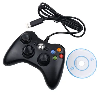 

Black White USB Wired Joypad Gamepad Controller For Microsoft Game Sy