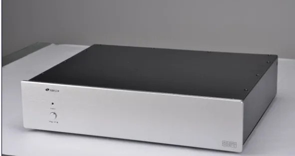 

DAC-E aluminum panel iron shell DAC decoding chassis / AMP shell / case / DIY box (430 * 95 * 340mm)
