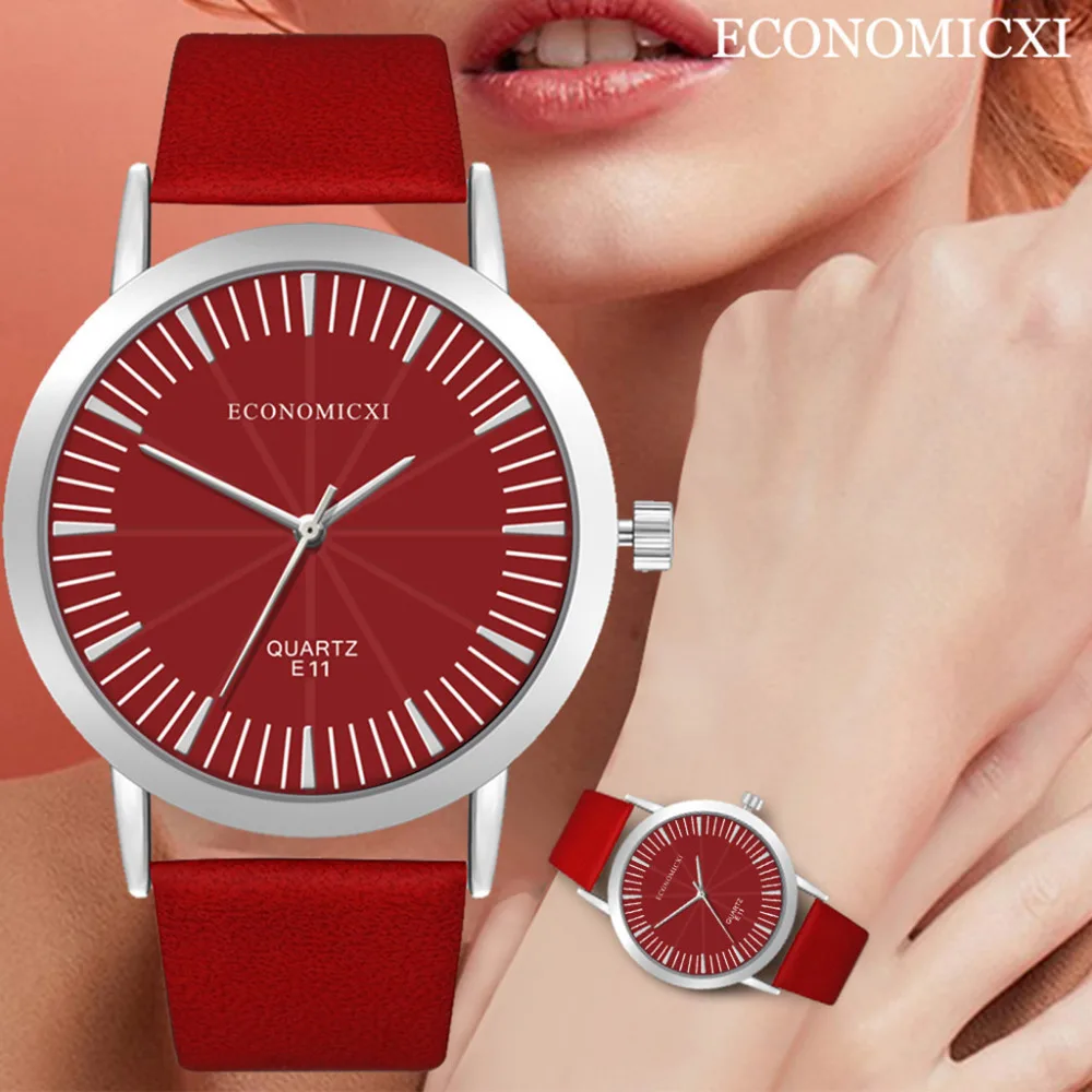 

2019 Watches Women Fashion Simple Leather Brand Ladies Analog Quartz Casual Clocks Luxury Female Wristwatches reloj mujer /AA5