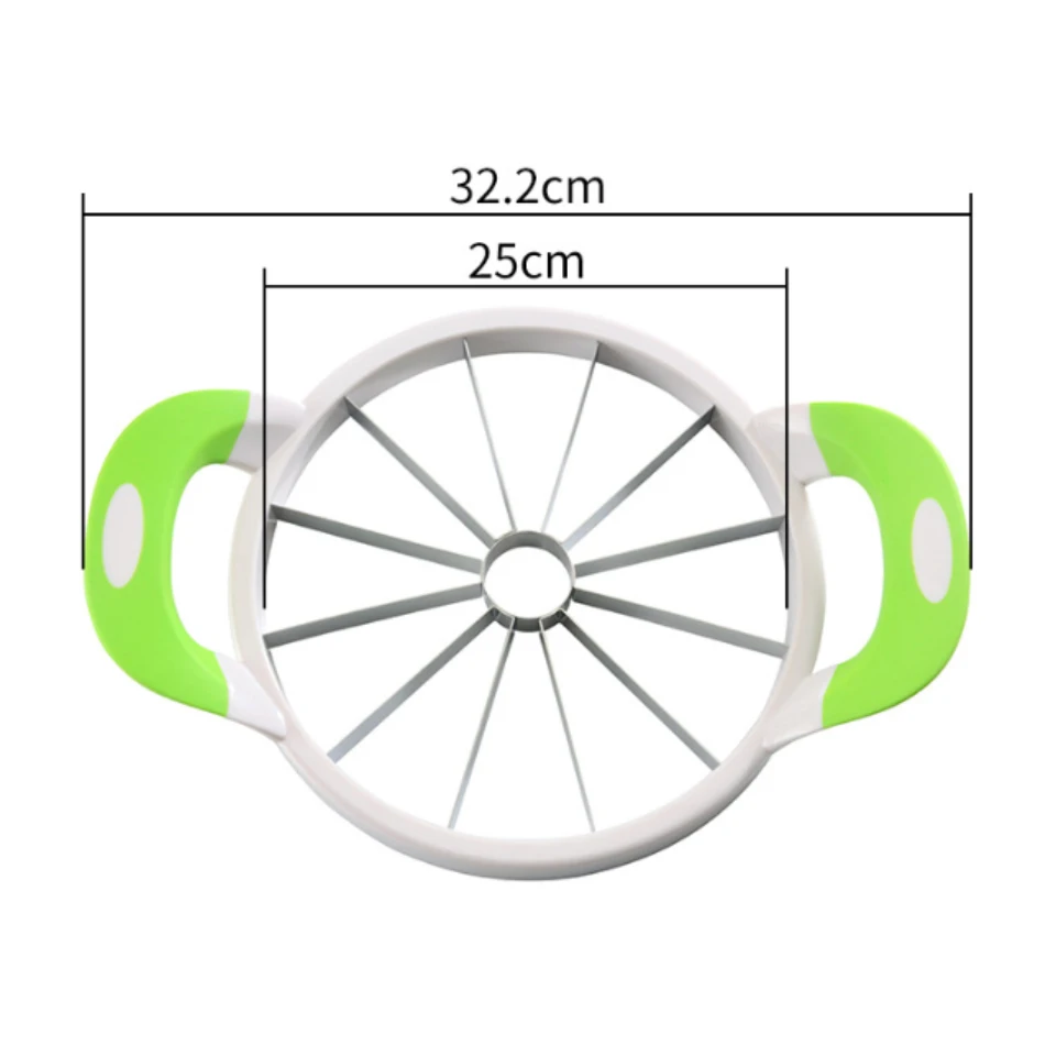 Нержавеющая сталь нож для нарезки дыни щипцы арбуз резак в форме ветряной мельницы пластиковые слайсер фруктовая вода дынный нож Инструменты - Цвет: small slicer YS224