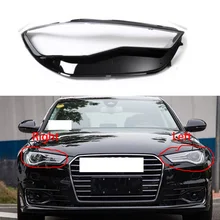 1 шт. для Audi A6 A6L C7PA 16-18 фары крышка фары корпус фары прозрачный абажур основа оболочка с основанием