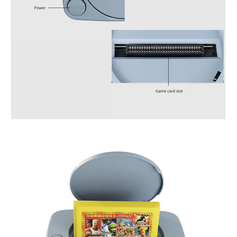 console de jogos de vídeo 400 jogos suporte consoles de jogos