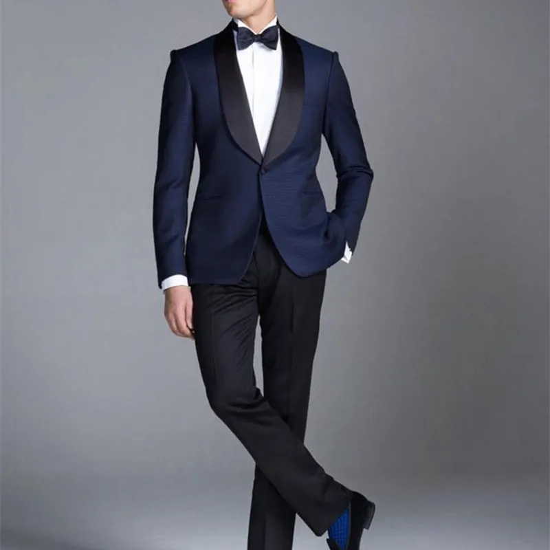 costume 3 pièces bleu nuit