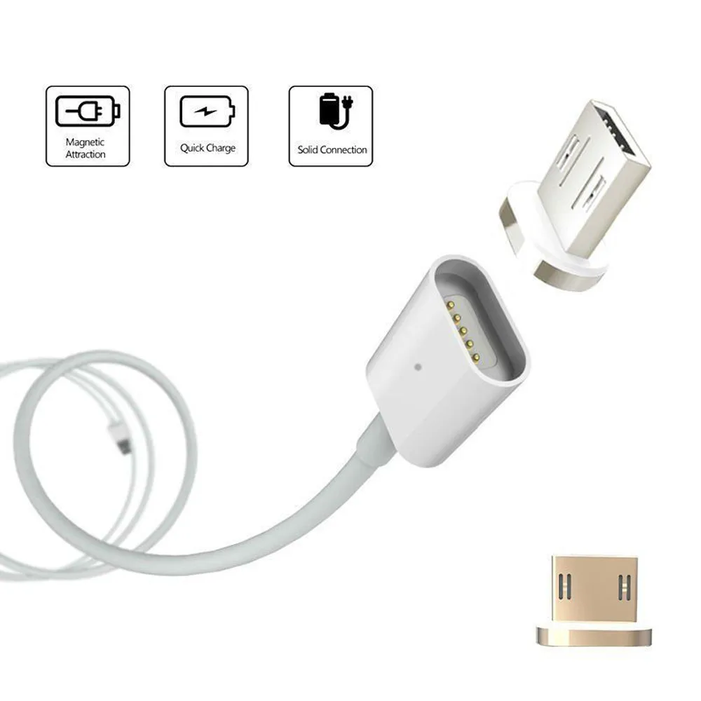 Мини-кабель для зарядки и передачи данных для смартфонов и игрушек в виде мишени, 1 м, кабель для зарядки и кабель Micro USB, Магнитный адаптер, зарядное устройство и type-C