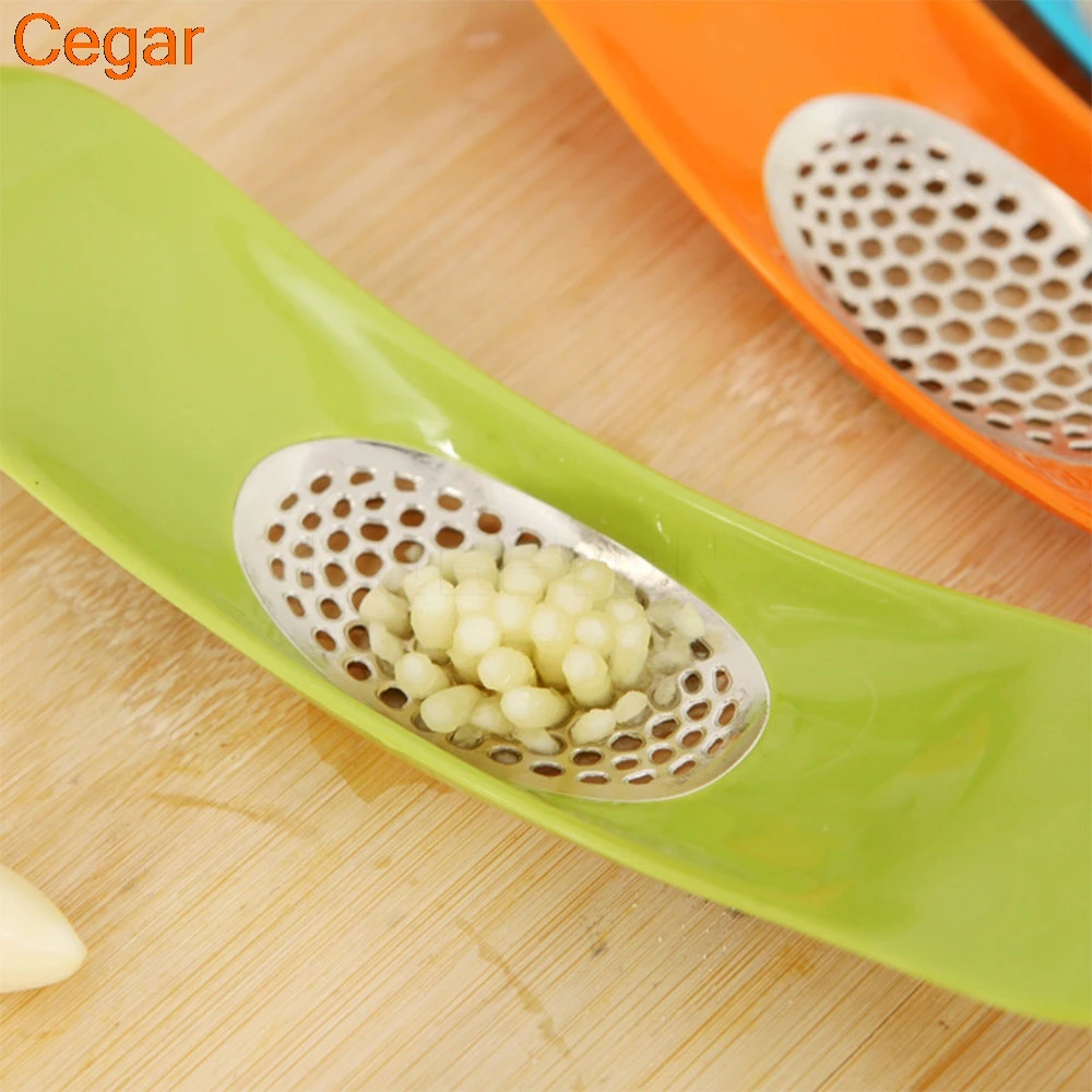 

Garlic Presses Kitchen Squeeze Tools Households Fruit & Vegetable Cooking Crusher Accessories Useful Novelty Gadget New Arrived