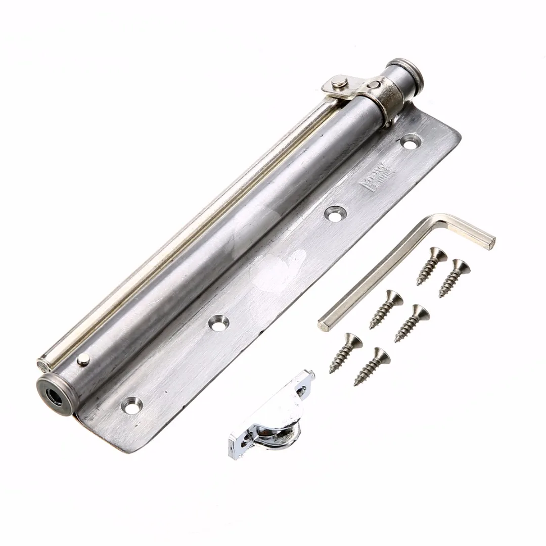 1pc Stainless Steel Adjustable Surface Mounted Auto Door Closer Fire Rated Auto Door Closing Mayitr New