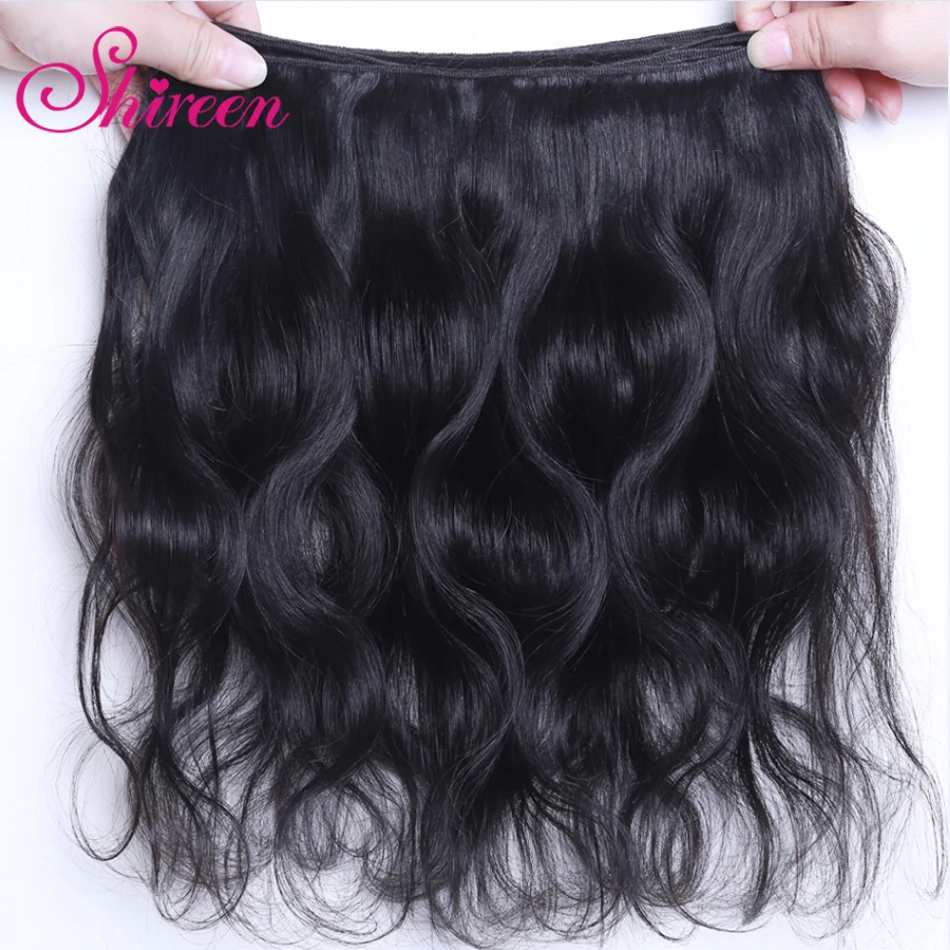 Shireen Hair 3 Bundles Brazilian Body Wave Bundles With Closure 4*4 Lace Closure 4Pcs/Lot Remy Hair Weave Bundles With Closure Shireen Hair 3 Bundles Brazilian Body Wave Bundles With Closure 4*4 Lace Closure 4Pcs/Lot Remy Hair Weave Bundles With Closure