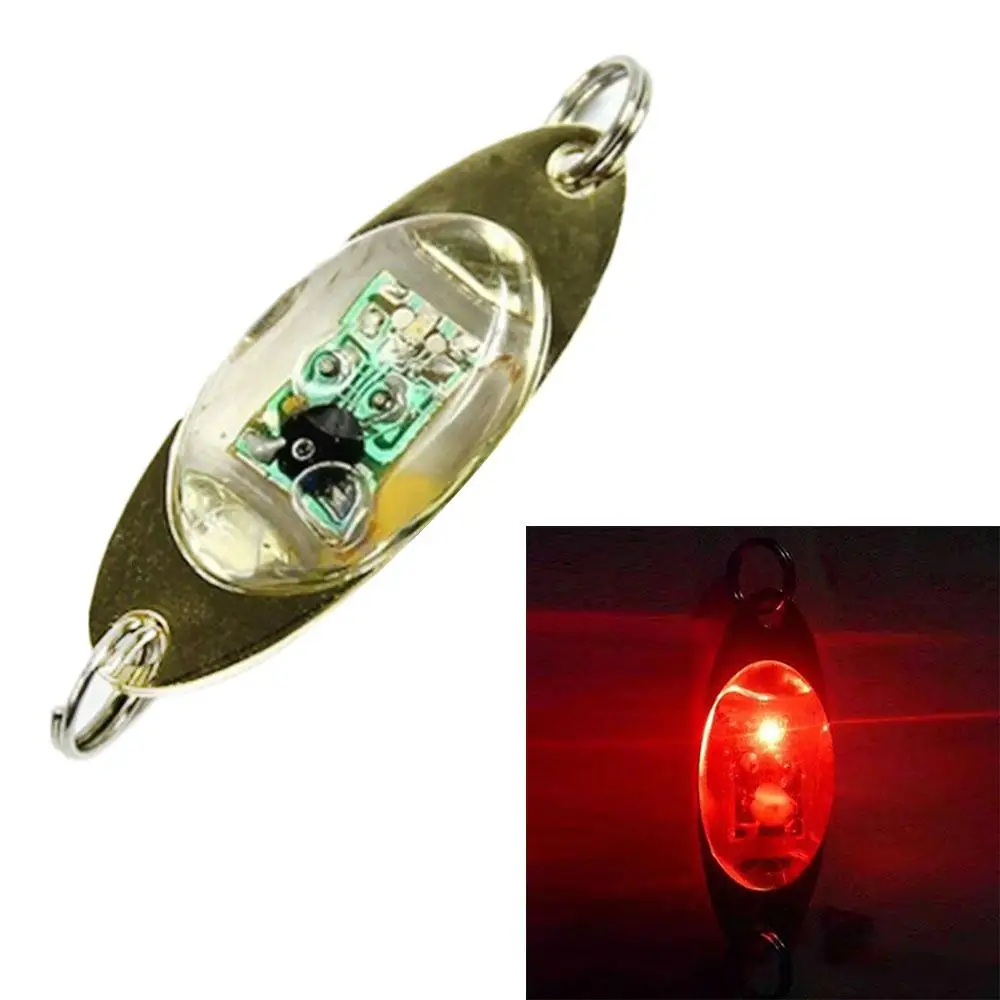 الصيد أداة LED تحت الماء العميق قطرة العين شكل الحبار الأسماك الصيد إغراء ضوء وامض مصباح الاصطناعي الأسماك ضوء بطارية CR927