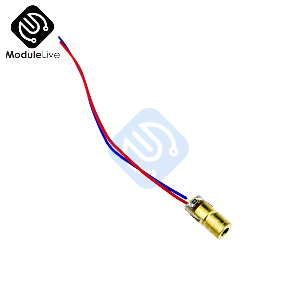 5 шт. 5 в 605 нм 5 мВт лазерный модуль Красный лазерный прицел красный лазерный диод лазерная указка новые Наборы для творчества