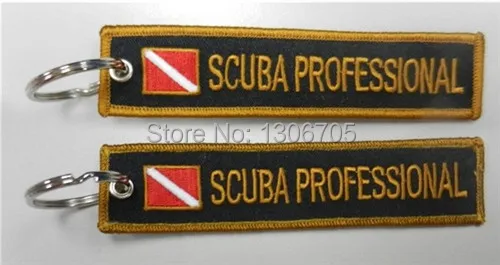 

Scuba Professional Diving Diver Key Chain Banner KeyChain