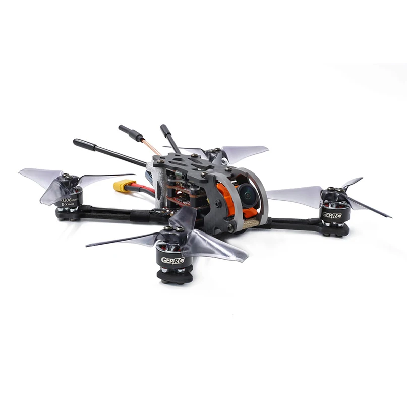 

GEPRC GEP-PX3 140mm Wheelbase F4 3 Inch FPV Racing Drone PNP BNF W/ RunCam Micro Swift Camera VTX 1206 4500KV Motor