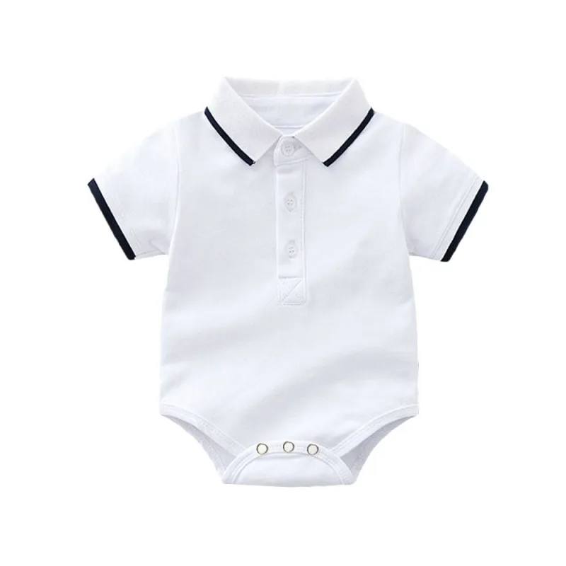 Летняя Детская рубашка с короткими рукавами, треугольные боди, хлопковые повседневные шорты, детская одежда 3-12 месяцев