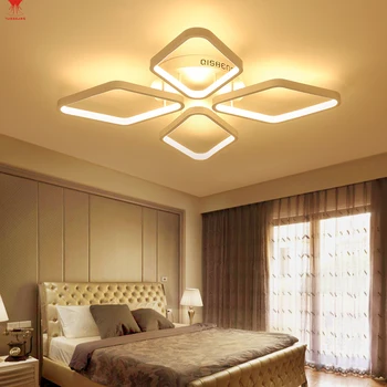 

Acrylic Aluminum Modern Led Ceiling Lights For living Room Bedroom New White Modern Warm White Ceiling Lamp Fixtures