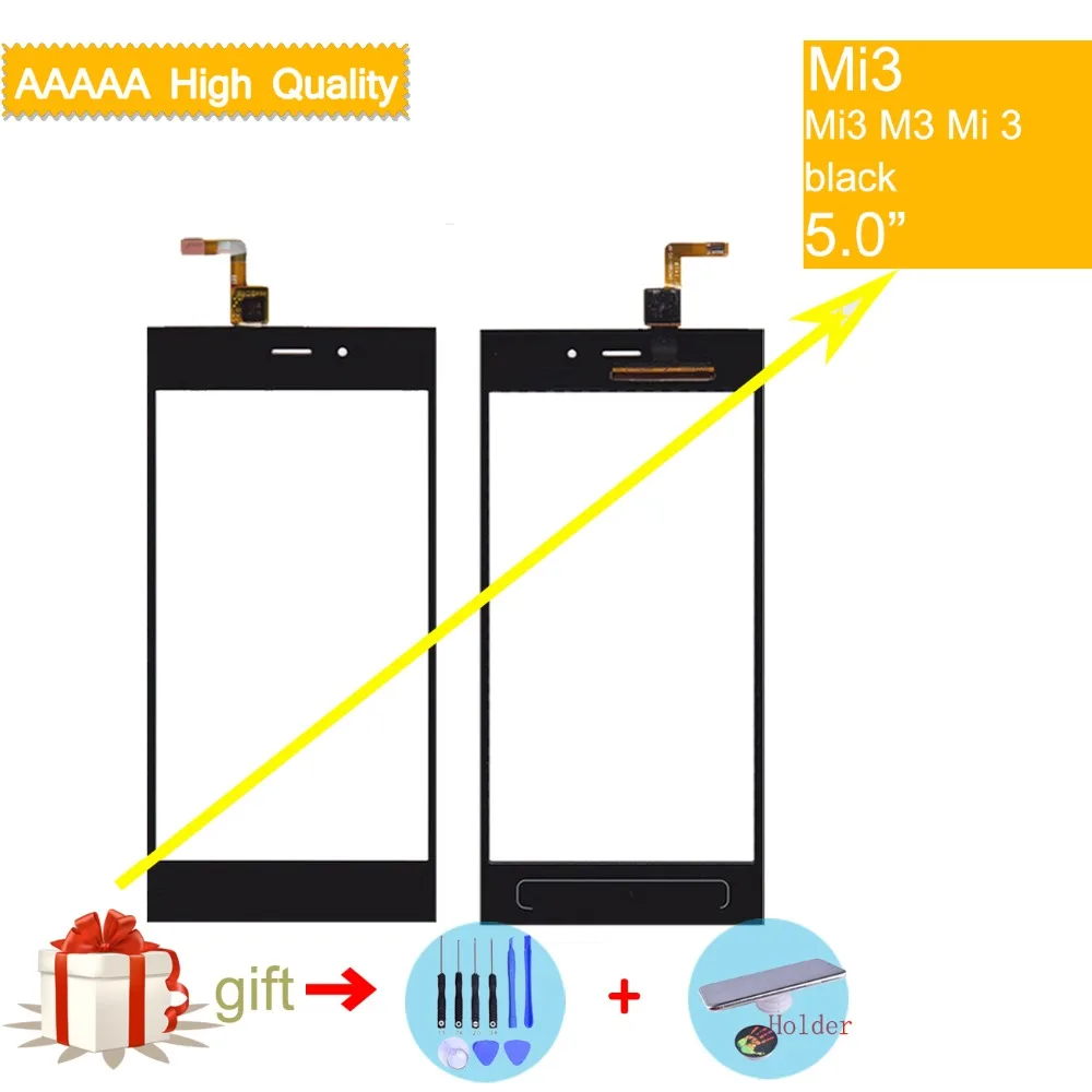 Felfial Mi3 сенсорный экран для Xiaomi M3 Mi 3 дигитайзер Сенсорная панель Датчик Переднее