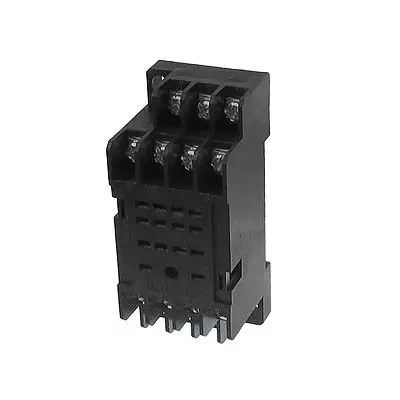 

35mm DIN Rail 14 Pins Screw Terminal DYF-14A 250VAC 5A Socket Base for MY4