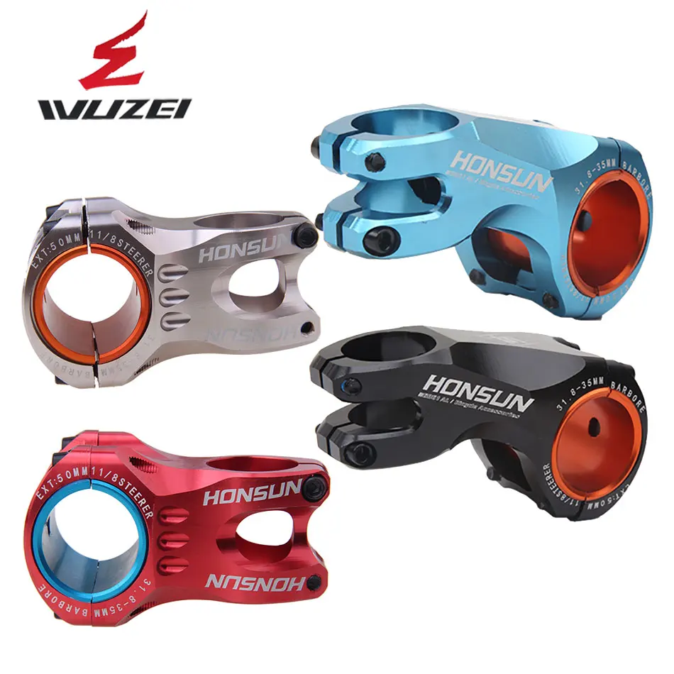 Tanie WUZEI 50 70mm wysokiej wytrzymałości lekki 35mm 31.8mm macierzystych dla XC AM MTB do roweru szosowego i górskiego część rowerowa