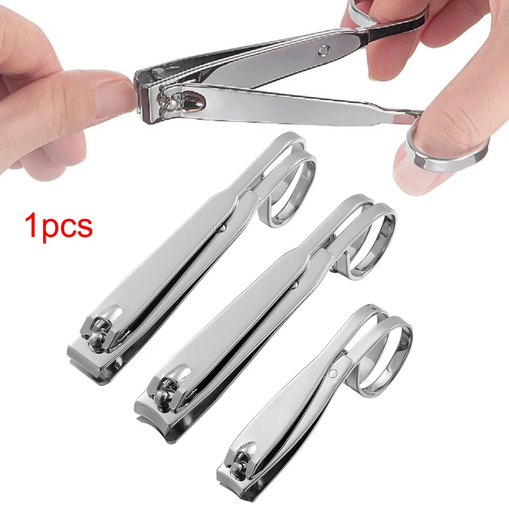 

Stainless Nail Clipper Cutter Straight & Curved Nail Trimmer Manicure Pedicure Care Edge Scissor Nail Cutter Manicure Nail Tools