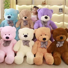 Chegam novas à venda 60-200cm 7 cores barato gigante unstuffed vazio pelúcia urso de pelúcia brinquedo da pele para crianças amigo presente